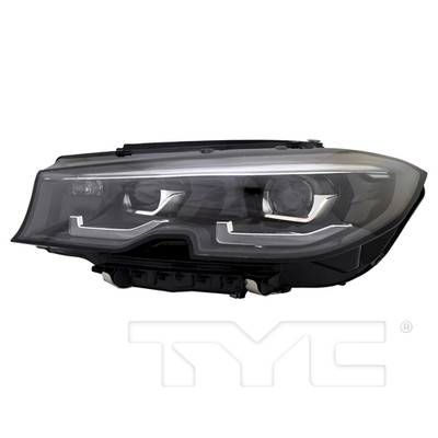 LED Headlight for 19-22 BMW 3 Seris (w/o Logo) w/AFS Black Left Driver Side