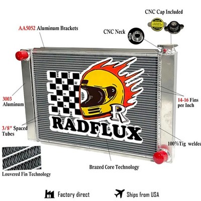 29''X19'' Racing Universal Radiator Heavy Duty For Chevrolet Chevy GM SBC Aluminum