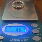 925 STAMPED: STERLING SILVER, TWISTED ROPE BAND RING SZ 9 — photo 7