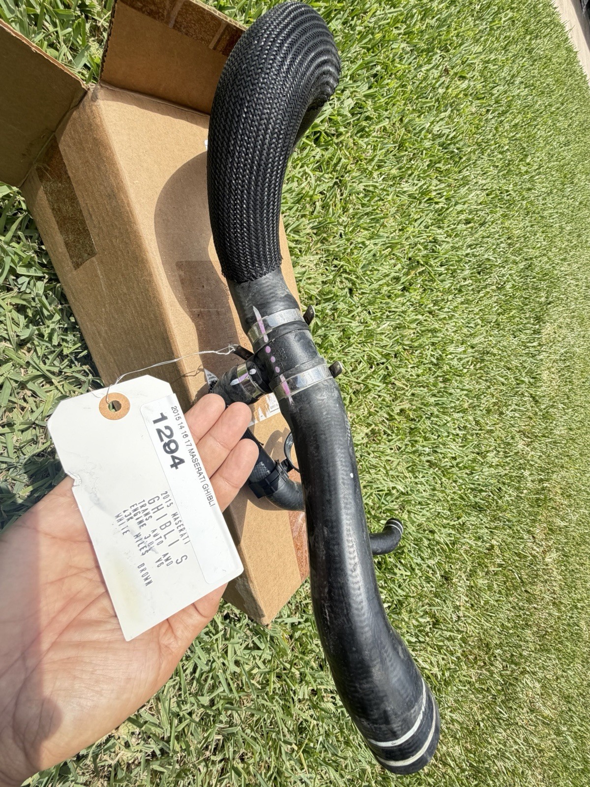 Maserati Ghibli 2014-2020 Coolant hose