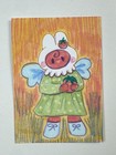 ACEO Original “Tomato Fairy” Cute Whimsical 2.5" X 3.5" Art Card — photo 2