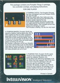 Pumpkin Trilogy 2  - NIS Cartridge for Original Intellivision