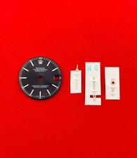 Rolex glossy black dial Datejust 31mm 68274/68240 etc. NEW w/hands 385