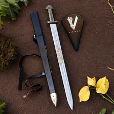 Ragnar Lothbrok Viking Sword Hand Forged Battle Medieval Warrior LOTR Collection