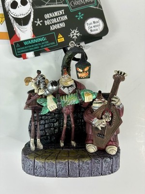 Disney Parks Nightmare Before Christmas Halloween Town Band Ornament New