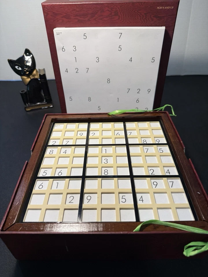 Sudoku Master 2000s Deluxe Wooden Game Set, 10x10x3” 🎁 - Image 4 of 4