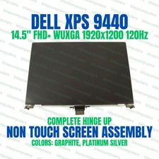 Dell OEM XPS 14 9440 14.5" FHD+ LCD Display Complete Screen Assembly NT Silver