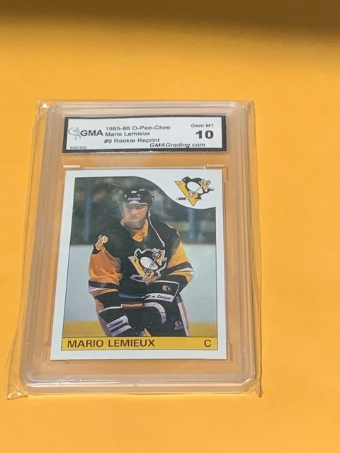 1985 86 O PEE CHEE 9 Mario Lemieux Rookie Card KSA 9 5 GEM MINT EBay