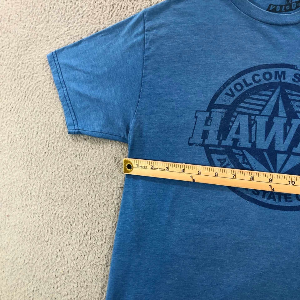 Volcom Hawaii T Shirt Mens M Blue Stone Aloha State Of Mind - Image 2 of 4