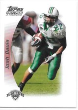 2005 Topps Football Draft Picks and Prospects Josh Davis Rookie Card Marshall