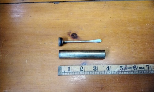 WW1 BRITISH ARMY ENFIELD BRASS OILER - Bild 1 von 10