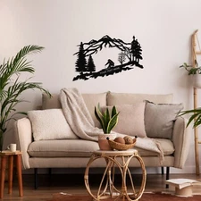 Personalized Skier Metal Wall Art, Wall Decor, Wall Hangings, Home Decor Art