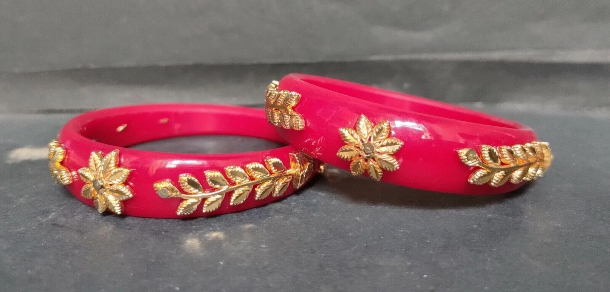 Gold bracelet pola design deals