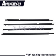 4x Black Door Window Strip Frame Fits Toyota Land Cruiser 1998-2007 4x Black Door Window Strip Frame Fits Toyota Land Cruiser 1998-2007