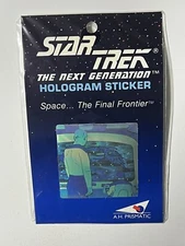 Star Trek Hologram Sticker 1991 A H Prismatic SEALED