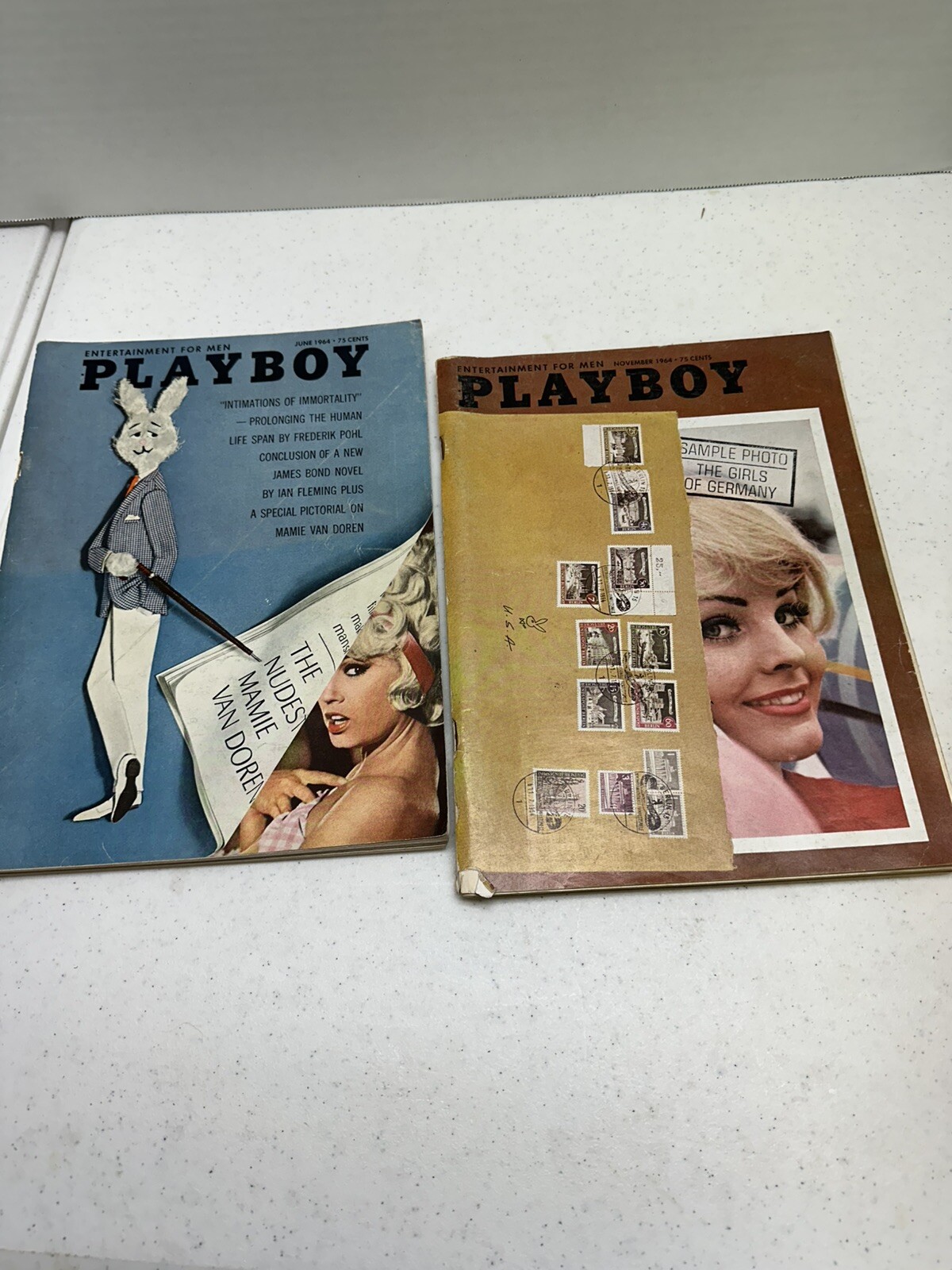 PLAYBOY magazine JUNE 1964 vintage Mamie Van Doren November 64 Girls Of Germany