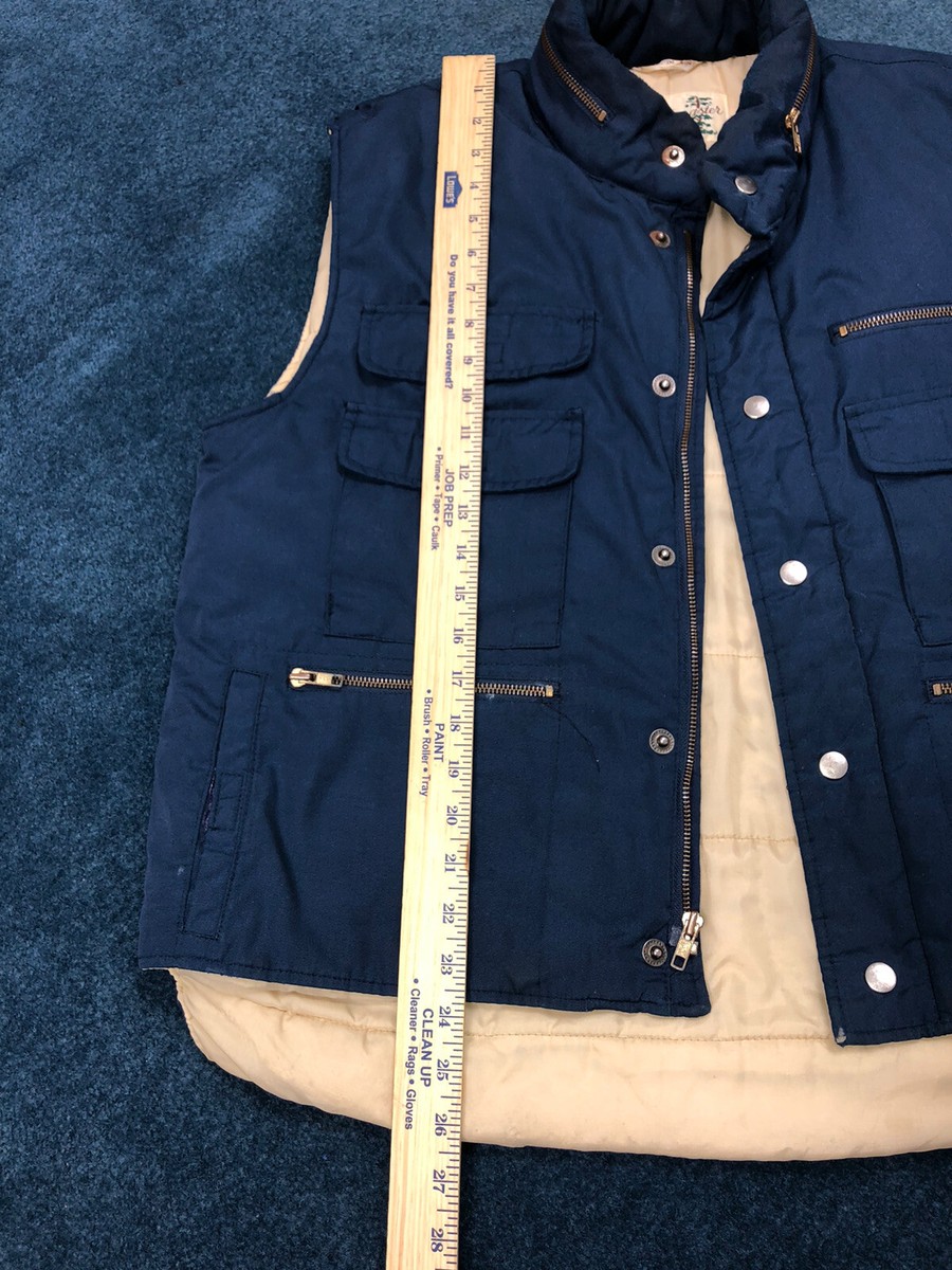 Veste utilitaire de chasse Texsport Fieldwear vintage des années 90 pour homme marron gris zippée XL