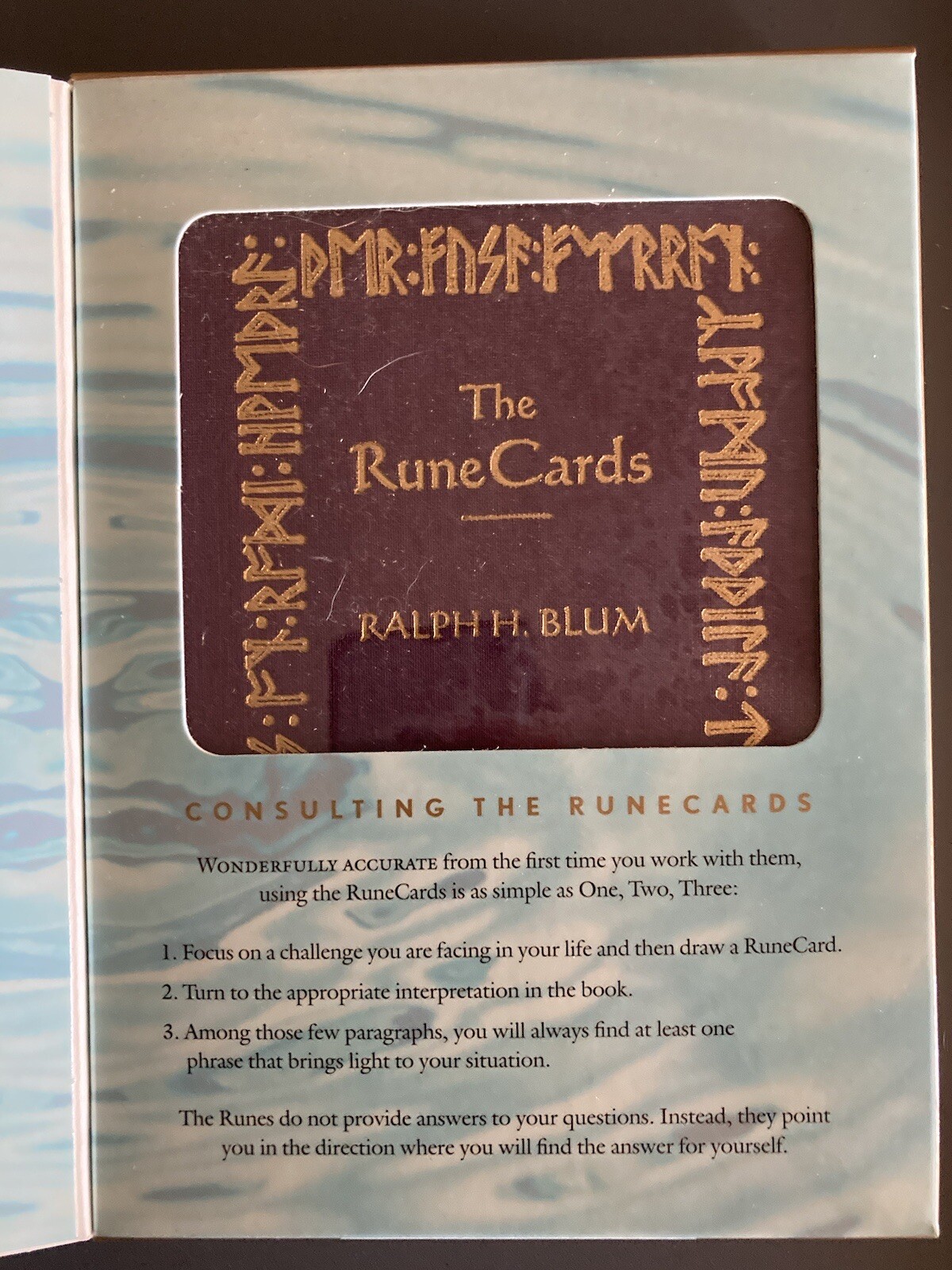 The Rune Cards : Ancient Wisdom for the New Millennium by Ralph H. Blum ...