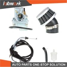 Labwork Carb For Yamaha PW80 Dirt Bike  1983-06 Air Filter & Throttles Cable