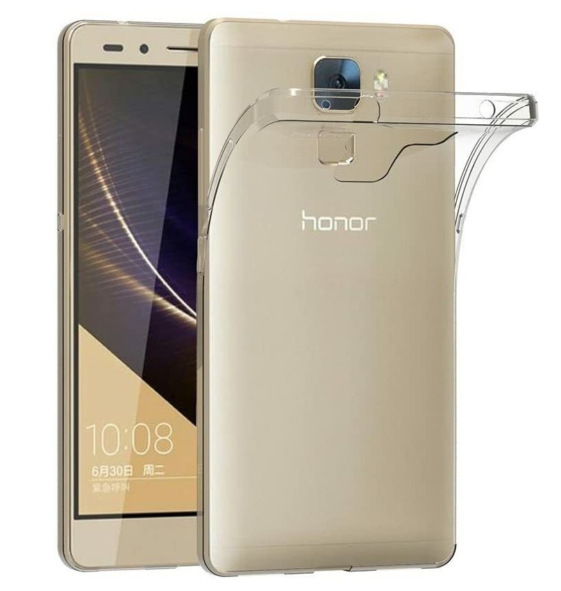 For HUAWEI HONOR 7 SHOCKPROOF TPU CLEAR CASE SOFT SILICONE GEL BACK SLIM COVER