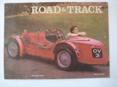 Road & Track Magazine January 1958 Volume 9 No. 4 Mercedes 300-SL RR Phantom III