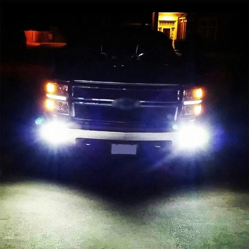 LED Fog Light Bulbs Lamp Super White Bright 10000K For GMC Yukon 2007-2014 -2X - Picture 9 of 12