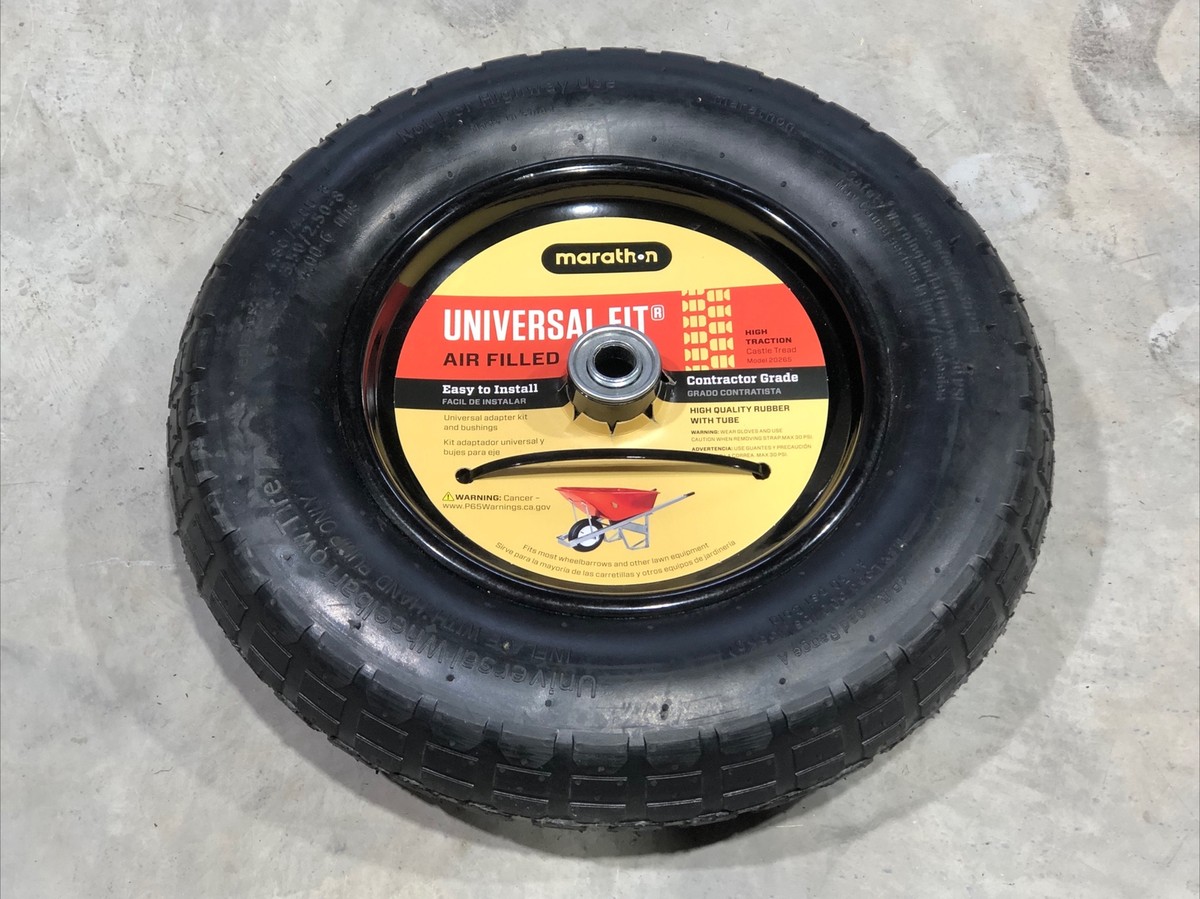 RUOTA PER CARRIOLA 3.00-4 Pneumatico Ad Aria In Gomma Ruota Di Ricambio - Foto 12