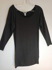 Charlotte Russe Dress Black Long Sleeve Medium