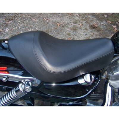 Rider Driver Solo Seat Cushion Pad For Harley Sportster 883 1200 XL 48 72 04-15