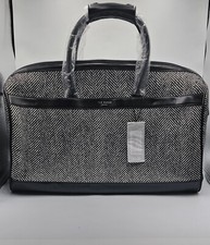 Brand New Ted Baker ANDERSN Herringbone Holdall Bag Black