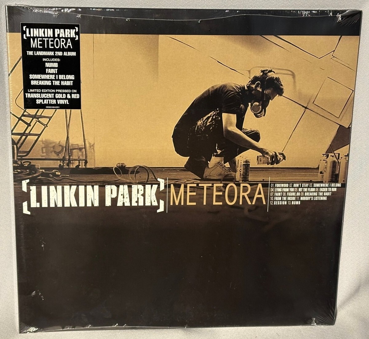 LP LINKIN PARK Meteora (GOLD/RED SPLATTER Vinyl, 2024) NEW MINT