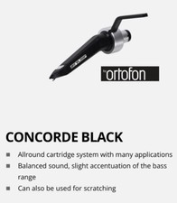 Reloop Concorde Black Cartridge & Stylus by Ortofon