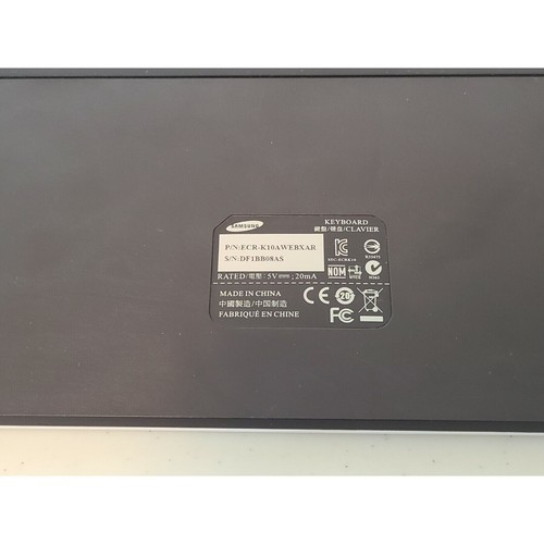 Auténtico Samsung ECR-K10AWE Teclado Inalámbrico Base Tablet Blanco MUY LIMPIO - Imagen 12 de 12