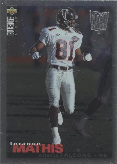 81 Mathis 1995 Upper Deck Collector's Choice - Terance Mathis #104 Platinum ...