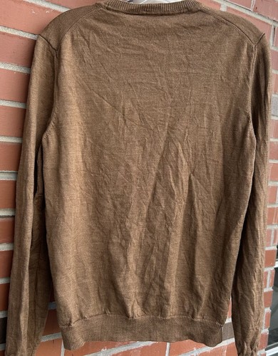 Hugo Boss Extrafine Merino Wool Sweater Regular Fit Beige M - Picture 6 of 7