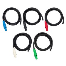 Elite Core Set of 5 Extension Feeder Cables 2/0 - Female to Blunt 10FT
