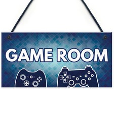 Games Room Gaming Accessories For Bedroom Sign Gaming Man Cave Gifts For Him