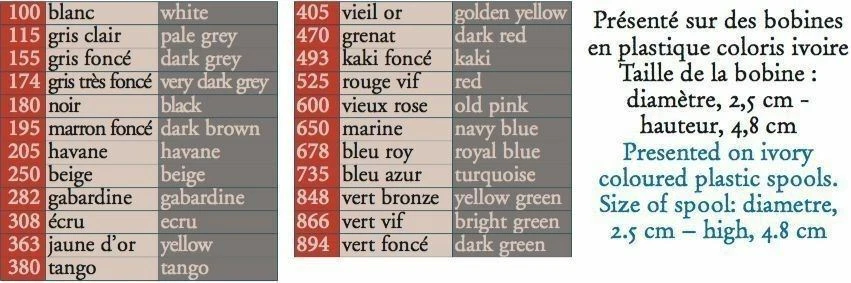 Fil au Chinois 30 Meters No.40 Twisted Waxed Linen Thread Capsules 0.5mm 23color - Image 4 of 4