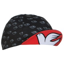 Cappellino Ciclismo Cinelli "Columbus Doves" Nero/Rosso - Merchandise Ufficiale Cinelli