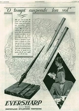 Antique 1928 Eversharp Magazine Issue Pen Holder Advertising 