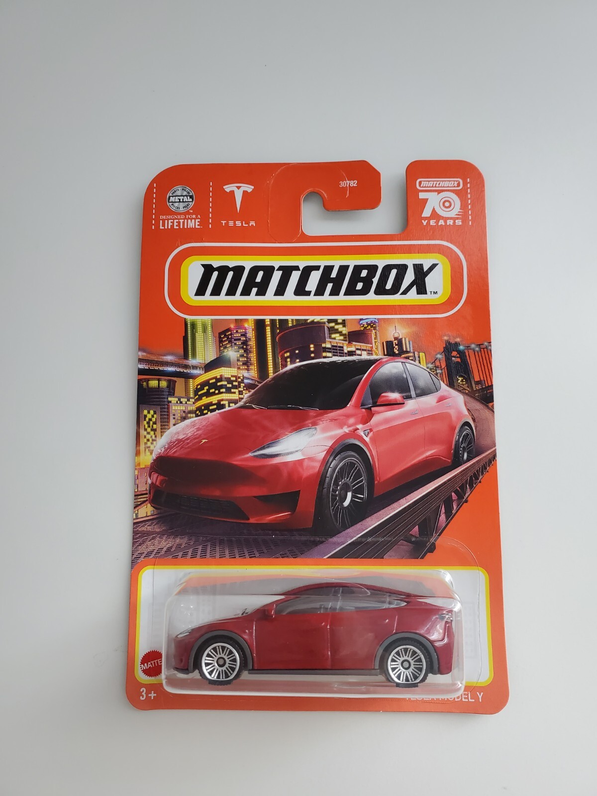 Tesla Model Y Miniature Toy Car New Matchbox-image