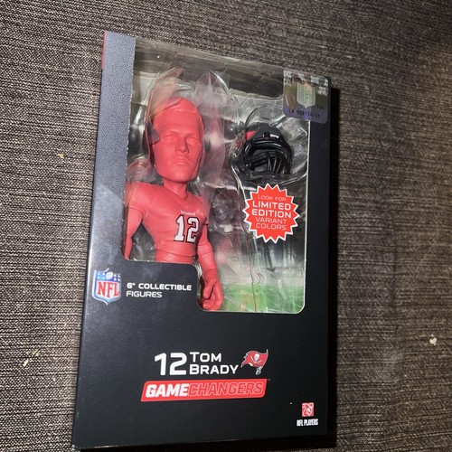 Tom Brady LIMITED Red Variant Tampa Bay Bucs NFL Game Changers 6" Series 1 HTF - Picture 6 of 12