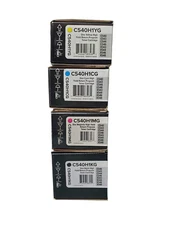 New OEM Lexmark C540H1 (KG, CG, MG, YG) C540/C544 Full Color Set
