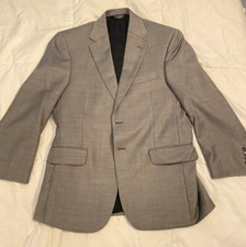 JOS. A. BANK LIGHT GRAY MEN'S 100 WOOL SUIT JACKET See Pictures For Details
