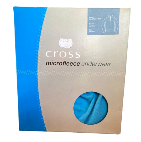 CROSS Microfleece Underwear Junior Top 128 / 134 Ice Blue - Picture 1 of 6