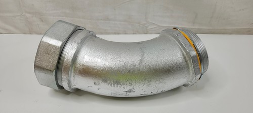 NEW Eaton Crouse-Hinds 4" Threaded Conduit Connector 45° LT40045 Liquid Tight - Picture 4 of 7