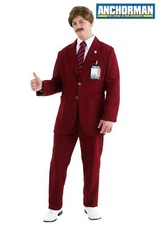 Deluxe Ron Burgundy Suit