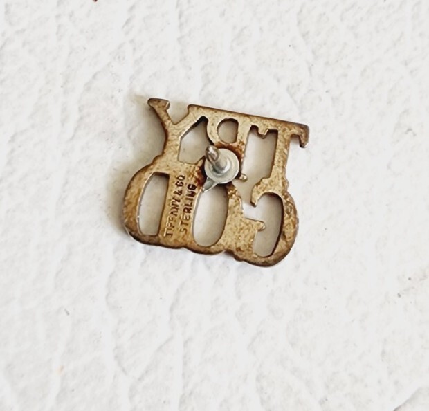 VINTAGE TIFFANY & CO. STERLING SILVER TRY GOD TIE TACK