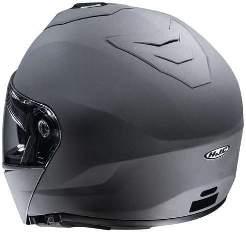 HJC Adult's i90 Motorcycle Modular Helmet Stone Grey 2XL 0843-0167-08
