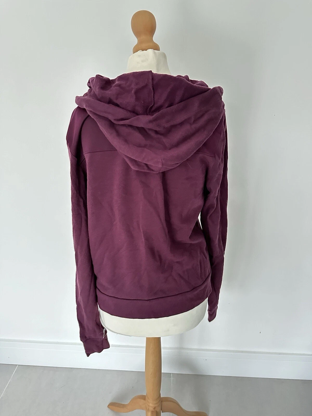 UNDERCOVER Felpa con cappuccio e zip rosa bambina Victoria Secret bordeaux stampa floreale taglia small V